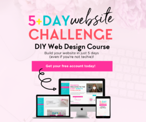 the 5-Day Website Challenge, the premiere challenge to DIY website