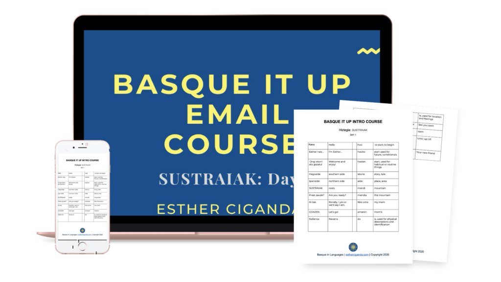 Basque It Up Email Course